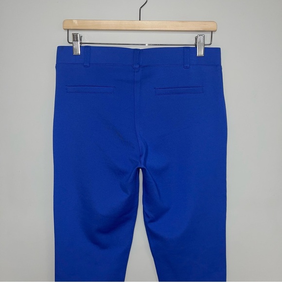 Betabrand Straight Leg Pants Women's Medium Long Royal Blue Stretch‎ Mid-rise - Picture 8 of 10